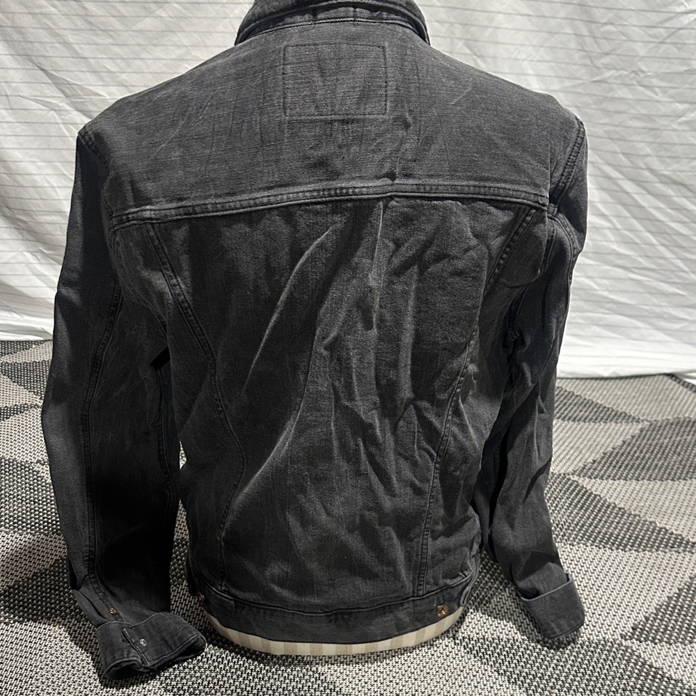 H&M Charcoal Denim Jacket - Picture 4 of 6